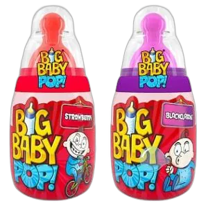 Big Baby Pop Favourites Straw/Black