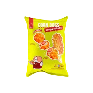 CRISPY POTATO HOT DOG CORN DOG BUDJI