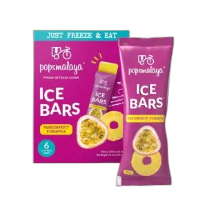Popsmalaya Ice Bar Passionfruit Pineapple