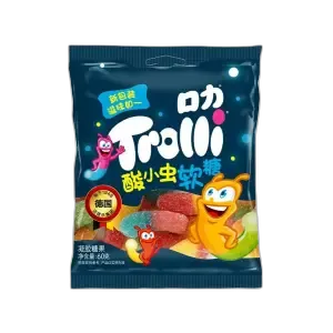 Trolli Sour Worm China Display